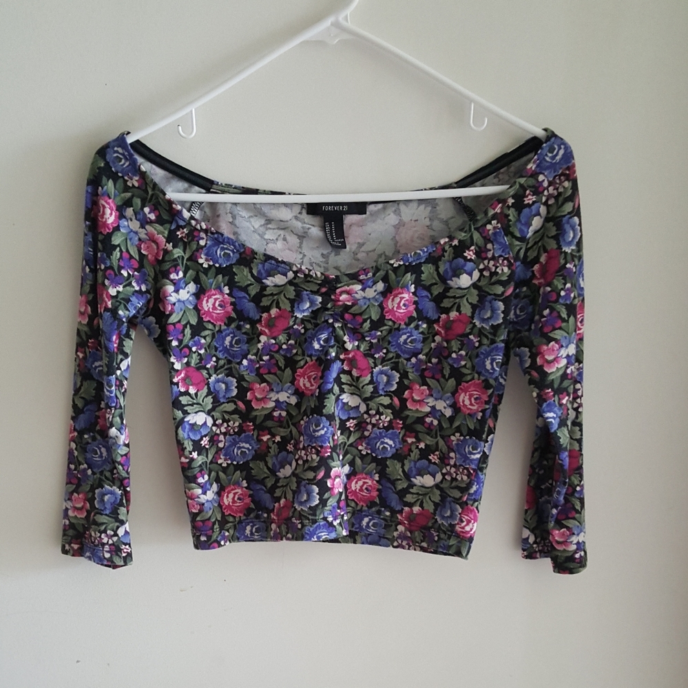 Floral Crop Top